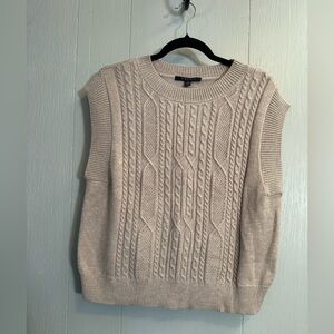 Beige Sweater Vest